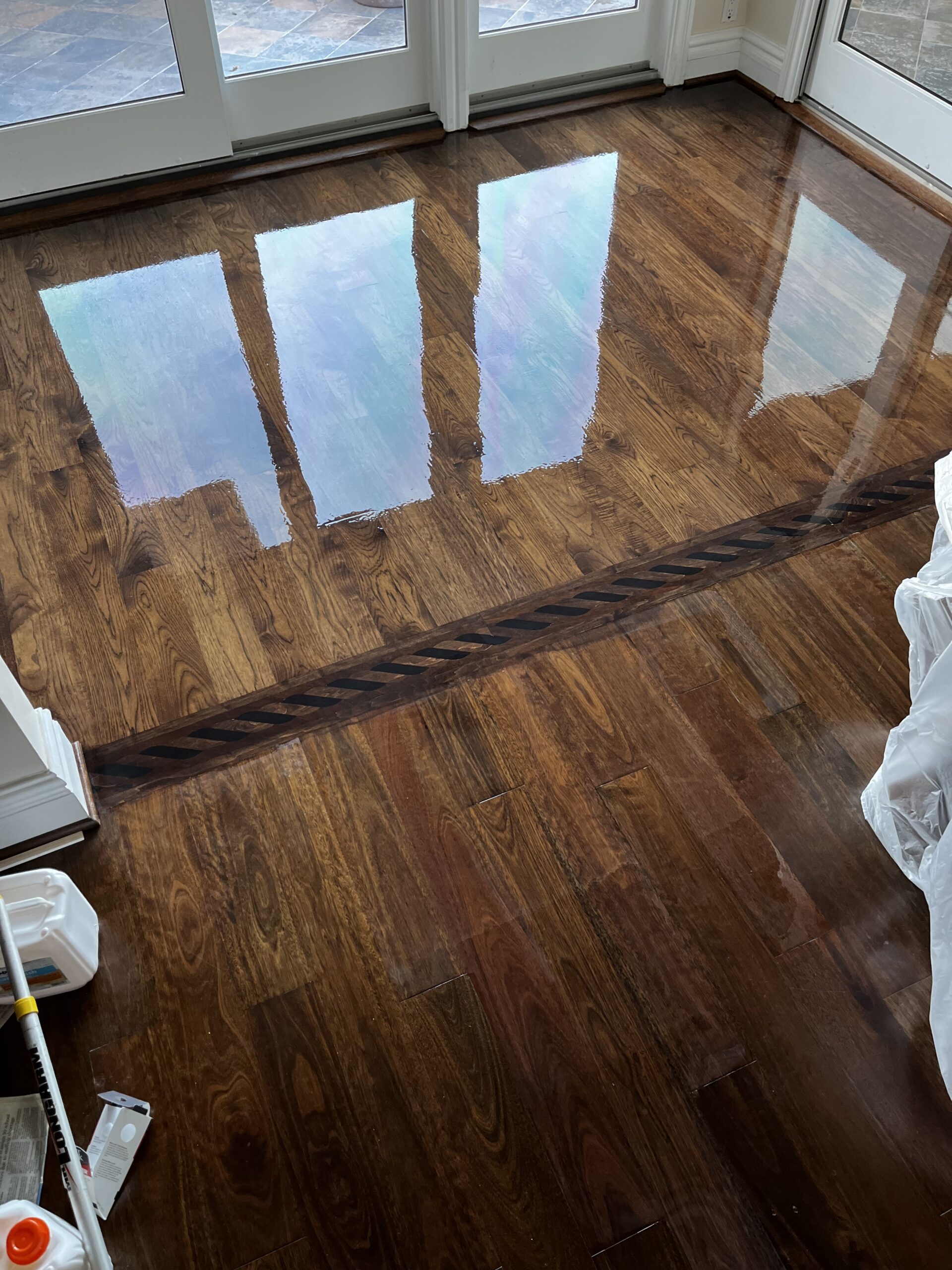 Sand & Finish w/ Feature Strip